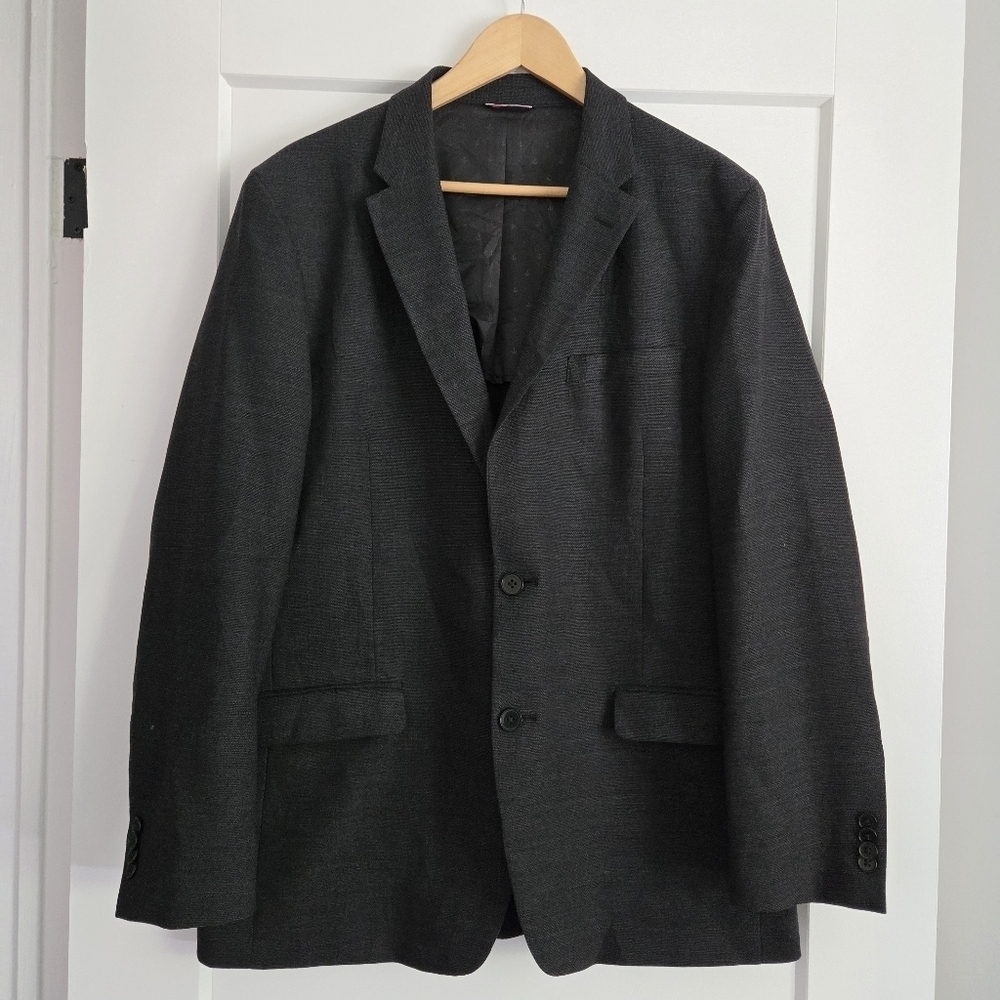 Tommy Hilfiger Classic Dark Grey R42 Men's Blazer Rn 47338